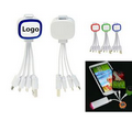 3 in 1 Charging Cable with LED Illuminated Trim